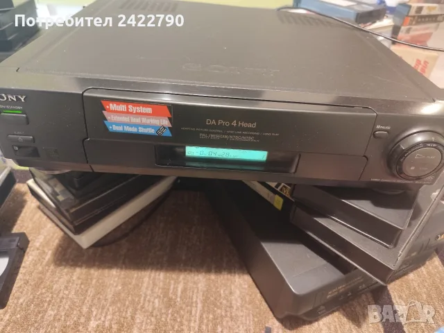 VHS видео Sony работи перфектно , снимка 2 - Плейъри, домашно кино, прожектори - 55909741