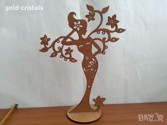 Дървена поставка за бижута , снимка 4 - Други - 34418719