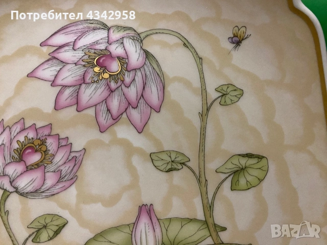 Hutschenreuther.Германия.1982г.Порцеланова чиния., снимка 2 - Антикварни и старинни предмети - 53275633