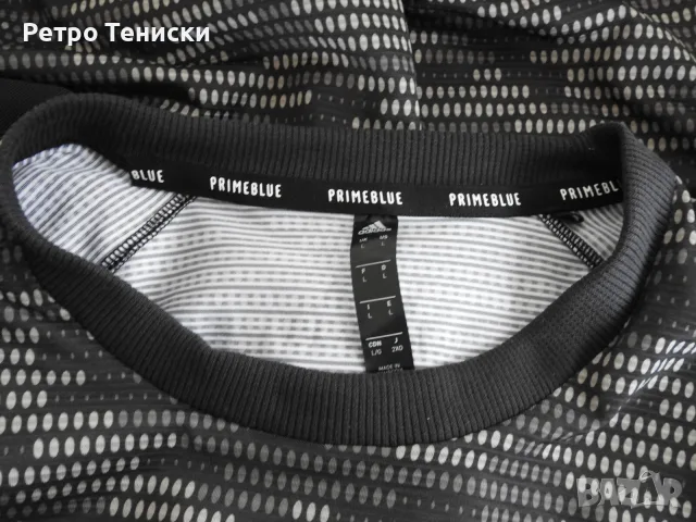 Тениска adidas — Мъже размер L Сиво, снимка 3 - Тениски - 56319296