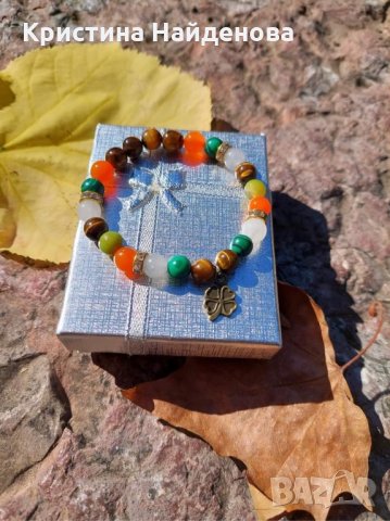 Продавам бижута с естествени камъни , снимка 18 - Гривни - 31536450