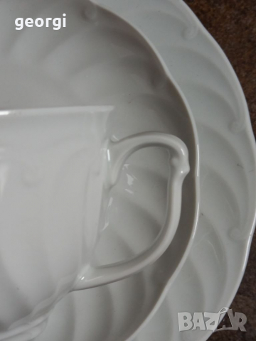 Три тройни сета немски фин костен порцелан Seltmann Weiden , снимка 5 - Чаши - 36475077