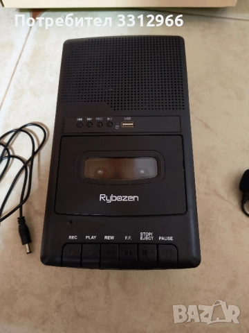 Чисто нов преносим касетофон RYBOZEN НЕ ТРЪГВА , снимка 2 - Радиокасетофони, транзистори - 52005082