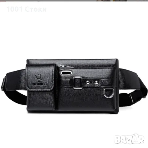 Нова Кожена Мъжка Чанта, снимка 1