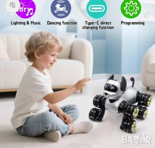 Интеракртивно куче робот, снимка 3 - Електрически играчки - 53113113