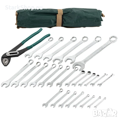 Звездогаечни Ключове Комбинирани от 6-36мм  – Rock Force 27 части + клещи гарги, снимка 2 - Ключове - 53866514