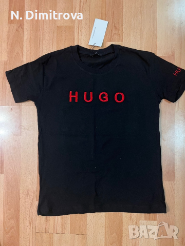 Мъжка тениска Hugo, снимка 1 - Тениски - 44564844