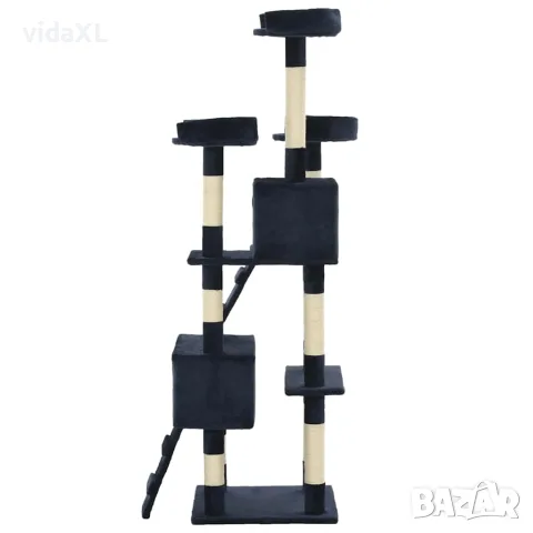 vidaXL Котешко дърво със сизалени стълбове, 170 см, синьо, снимка 3 - За котки - 56146206