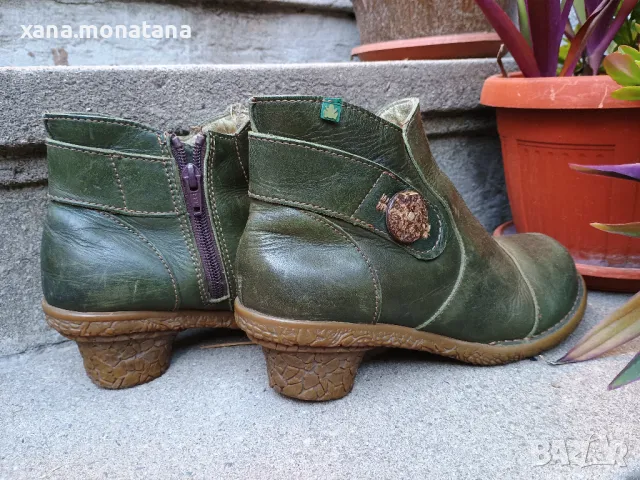Арт боти естествена кожа 40 номер, снимка 7 - Дамски боти - 47916442