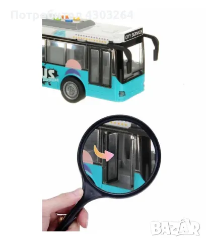 Детският автобус със звук и светлини, снимка 2 - Коли, камиони, мотори, писти - 48013954