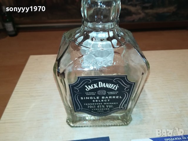 Jack Daniel's Single Barrel Select-празно шише 1806231551, снимка 9 - Колекции - 41244784