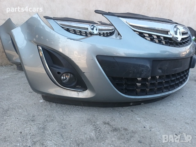 предна броня за опел корса д фейслифт маска решетки халогени OPEL CORSA D, снимка 7 - Части - 53729999