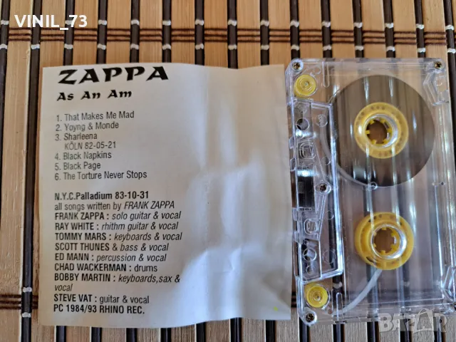 Zappa – As An Am, снимка 3 - Аудио касети - 48845140