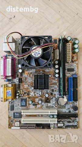 Дънна платка ASUS CUSI-FX s.370 с процесор Intel Celeron 633MHz и памет 64MB SD-RAM