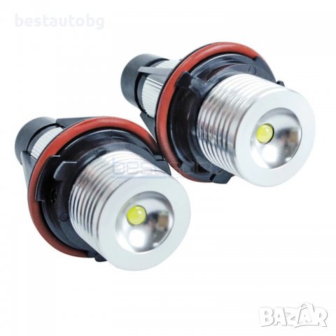 LED крушки за фабрични ангелски очи 10W за BMW E60/E61 (03-07) - бели, снимка 4 - Аксесоари и консумативи - 39948033
