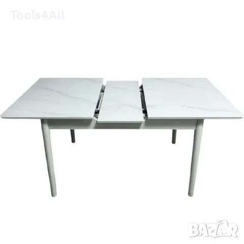 Трапезен Комплект разтегателна маса с 6 стола, снимка 3 - Маси - 48581173