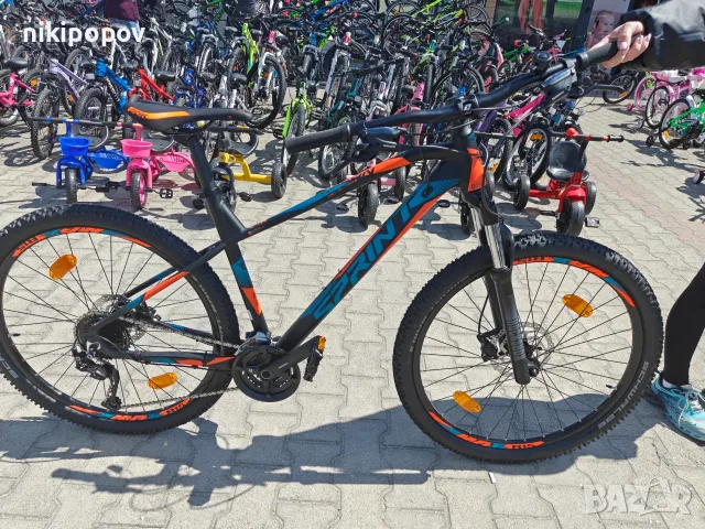 Промо велосипед 27.5" Sprint APOLON черен/оранж, снимка 2 - Велосипеди - 56070735