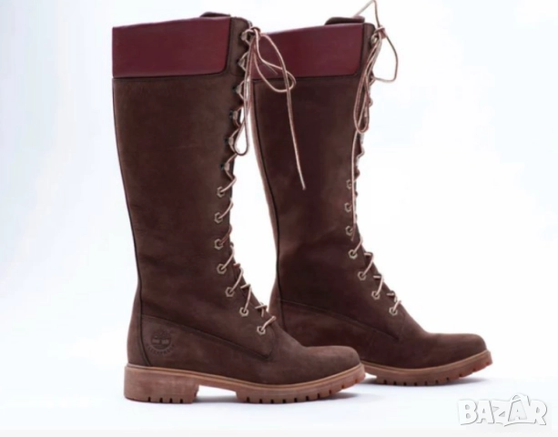 водоустойчиви Timberland Premium 14-инчови ботуши до под коляното номер 39 и 39,5, снимка 4 - Дамски ботуши - 52297902