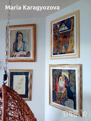 Лимитиран Принт на картината Ахинора на Софийска градска галерия, картон с памучна основа, снимка 4 - Картини - 50740927