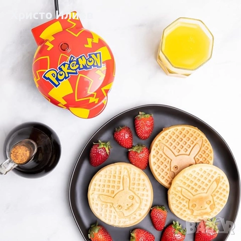 Гофретник Покемон Пикачу Uncanny Brands Animation Pokemon Pikachu