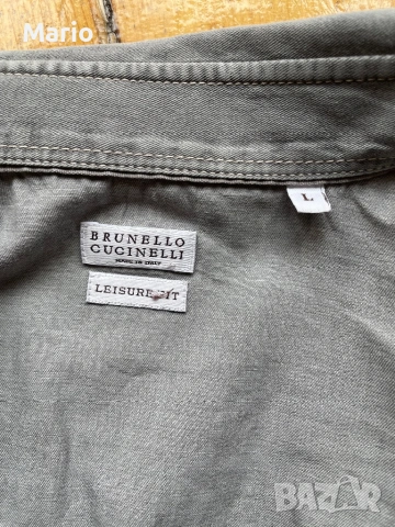 Brunello Cucinelli мъжка риза L, снимка 10 - Ризи - 53683339