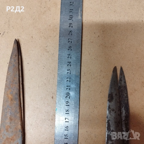стари ковани ножици , снимка 3 - Други инструменти - 53160256