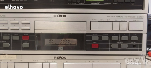 Стерео усилвател, тунер и CD REVOX, снимка 15 - Ресийвъри, усилватели, смесителни пултове - 52704260