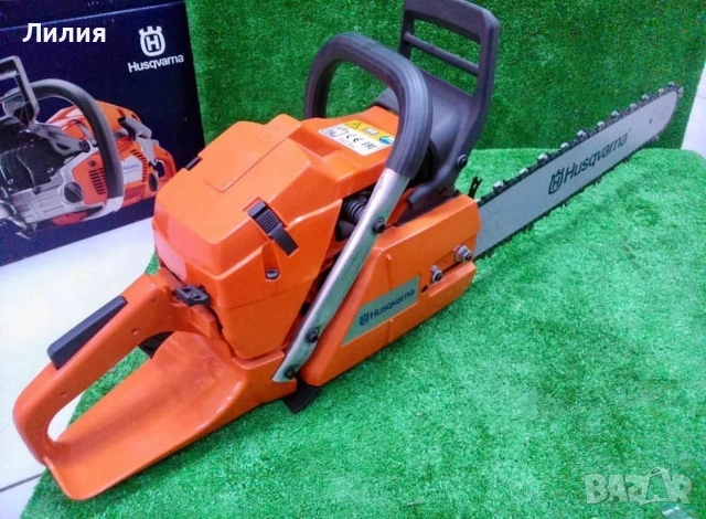 Безинов трион Husqvarna 365, снимка 2 - Градинска техника - 53270055