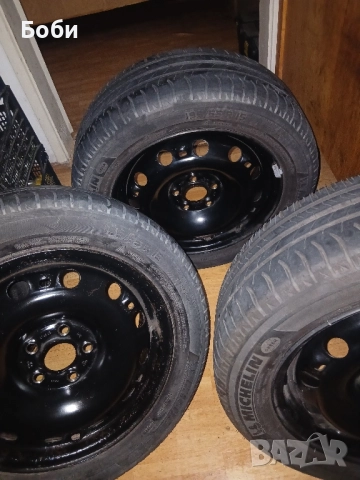 5×100 57.1ц.о.15цола с гуми на тях 195 5515, снимка 18 - Гуми и джанти - 52341942