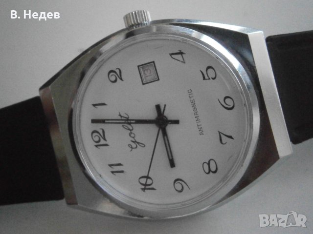 JOLET, antimagnetic, cal 539, case 35mm, снимка 8 - Мъжки - 34588759