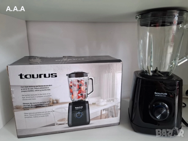 Блендер Taurus Optima Go 1500 – 1500W, 1.5L стъклена кана, снимка 7 - Блендери - 52211777
