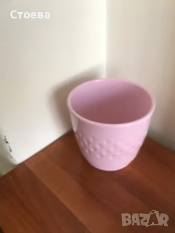 керамична кашпа, снимка 2 - Саксии и кашпи - 48292319