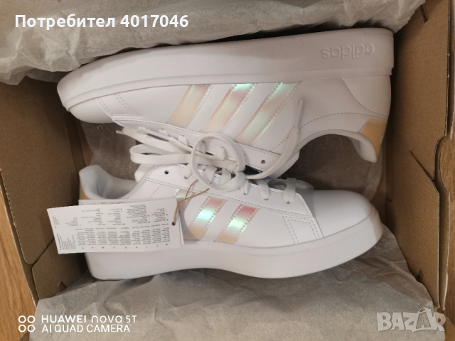 Adidas GRAND COURT original бели кецове, снимка 6 - Кецове - 44583770