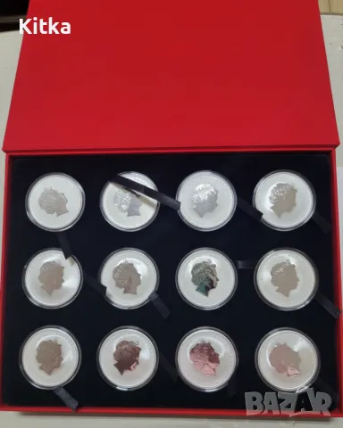 1 OZ Лунар II -Пълен Сет Австралийски Лунари +Ориг. кутия, снимка 2 - Нумизматика и бонистика - 47487959