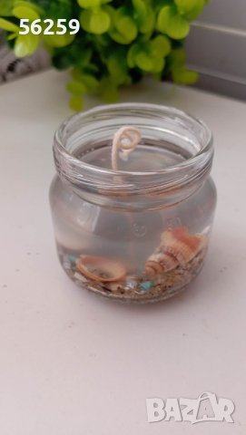 Морски гел свещи, снимка 6 - Декорация за дома - 42293937