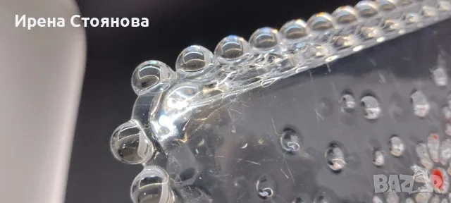 Walther Glas, серия Fabiola. Правоъгълно плато за сервиране 34/15 см., снимка 3 - Чинии - 48199668