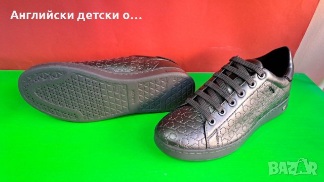 Английски детски кецки естествена кожа-GEOX , снимка 4 - Детски маратонки - 40208465