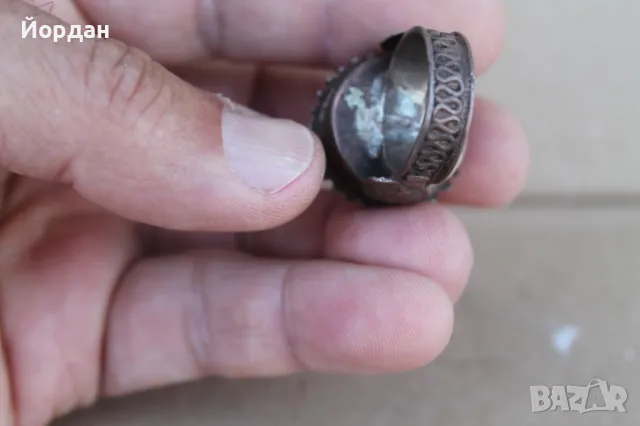 Възрожденски сребърен пръстен!, снимка 5 - Антикварни и старинни предмети - 50348993