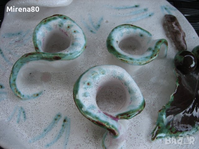 Арт свещник керамика, снимка 4 - Декорация за дома - 42168862