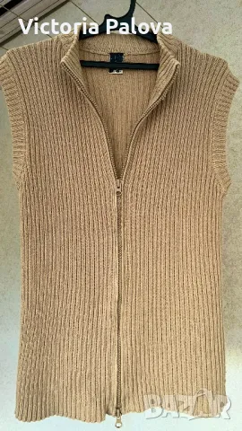 Блуза с цип SMOG унисекс топъл беж, снимка 10 - Блузи - 48525032