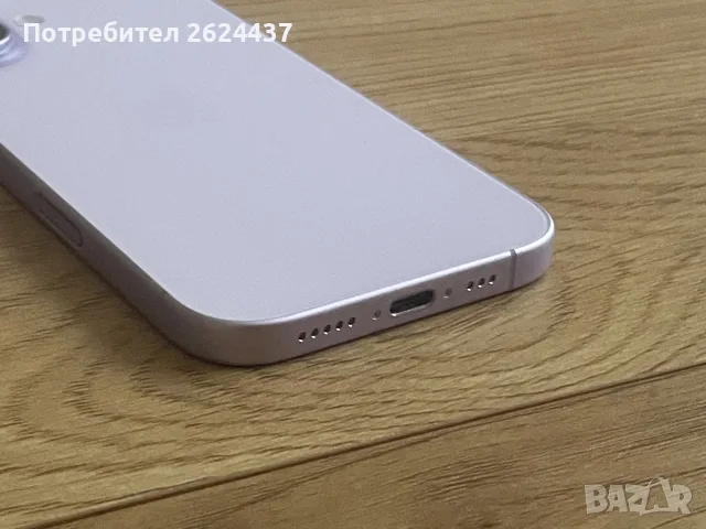 Бартер като нов iPhone 17 256gb levander 100% 54 цикъла, снимка 2 - Apple iPhone - 56324011