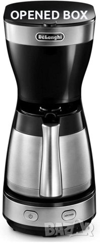 Кафеварка DeLonghi Dedica Style ICM 16710, 1,25л, 1000W, Черен, снимка 1