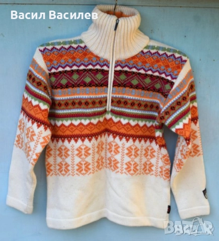 Дамски вълнен пуловер, снимка 2 - Блузи с дълъг ръкав и пуловери - 51932997