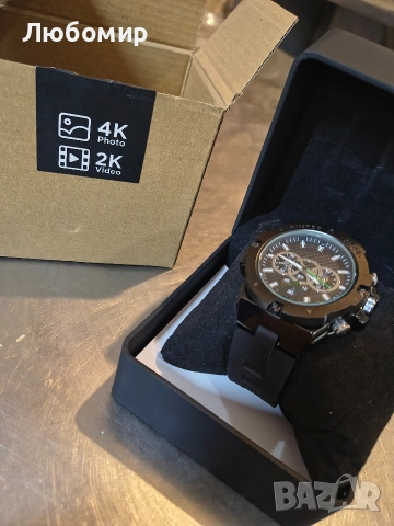 Sprinter-1906 SuperHD часовник със скрита камера във военен стил 4к камера , снимка 5 - Мъжки - 53214488