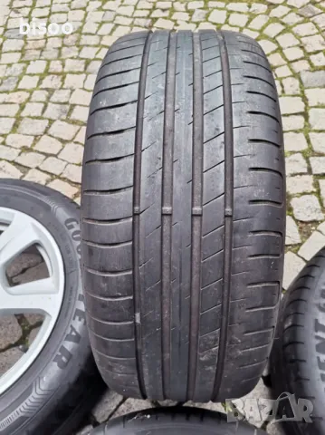 4бр ОРИГИНАЛНИ НЕМСКИ ЛЕТИ Audi джанти 5Х112, 16" с гуми GOODYEAR EFFICIENT GRIP 225/55/16, снимка 11 - Гуми и джанти - 48346934