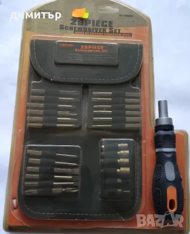 Комплект отверка с битове.