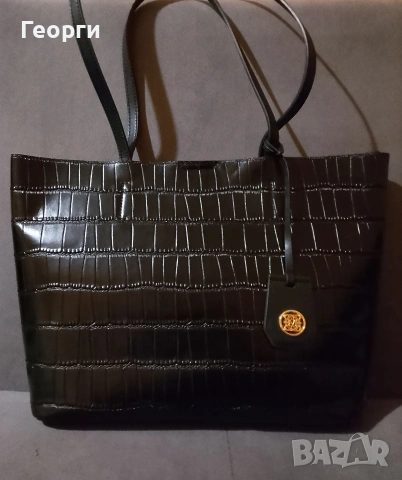 Нова дамска чанта от естествена кожа