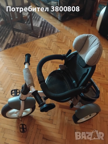 Детска запазена триколка,със свалящ сенник и управляваща дръжка., снимка 6 - Детски велосипеди, триколки и коли - 52431439