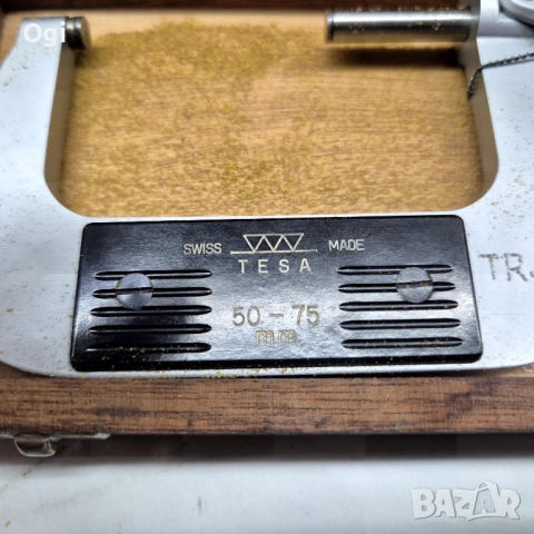 Микрометър 50-75 TESA , снимка 2 - Стругове - 36542539