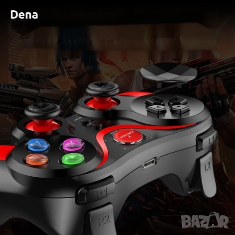 Безжичен геймпад с Bluetooth PSP39, снимка 2 - Друга електроника - 52420647